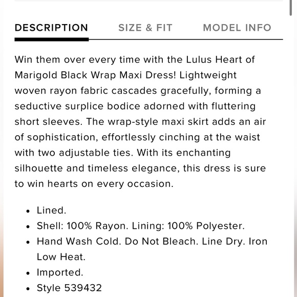 Lulus Black Flutter Sleeve Wrap Maxi Dress - Picture 9 of 9